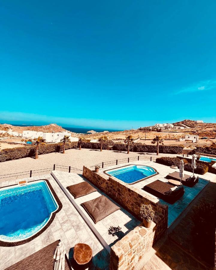 Aurora Mykonos Villas Kalafatis Bagian luar foto