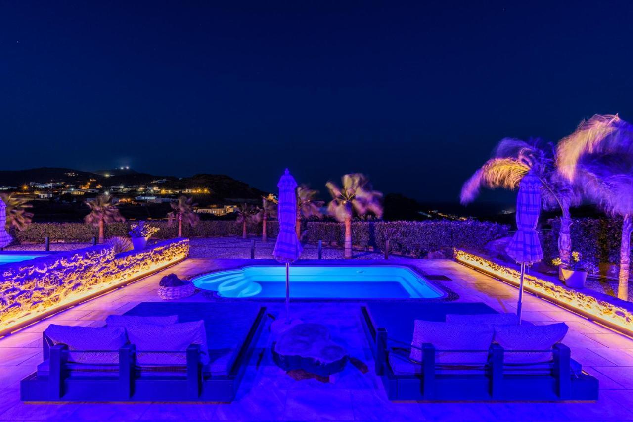 Aurora Mykonos Villas Kalafatis Bagian luar foto