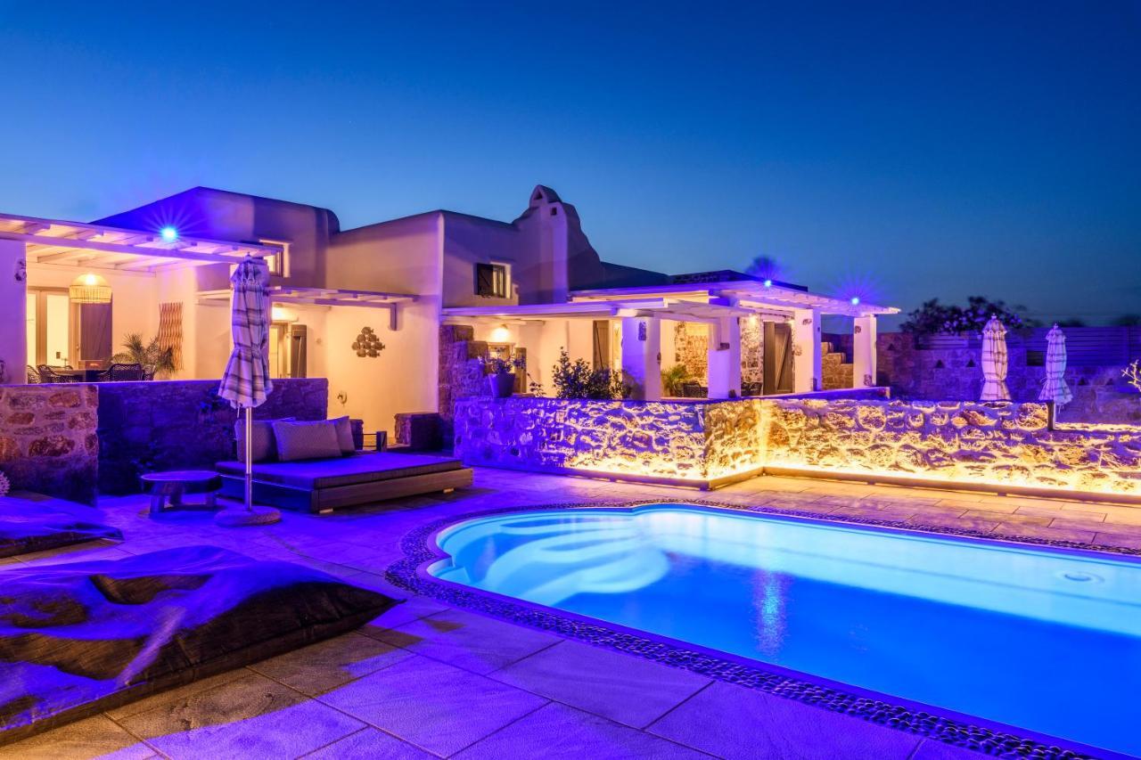 Aurora Mykonos Villas Kalafatis Bagian luar foto