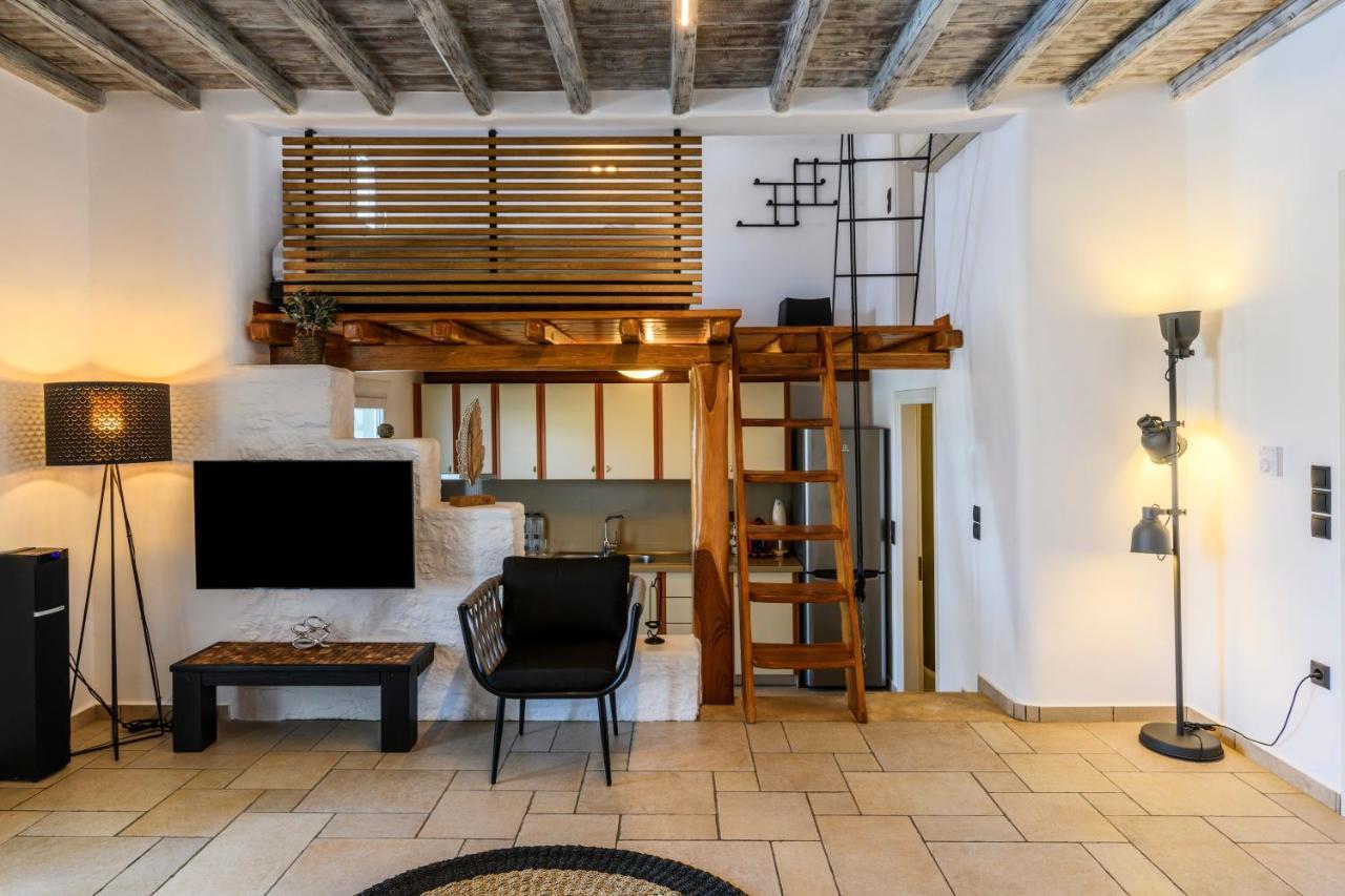 Aurora Mykonos Villas Kalafatis Bagian luar foto