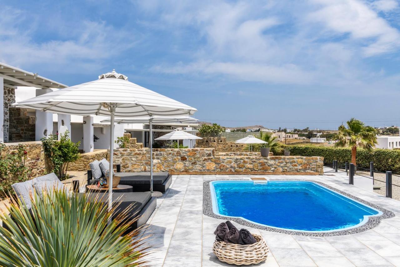 Aurora Mykonos Villas Kalafatis Bagian luar foto