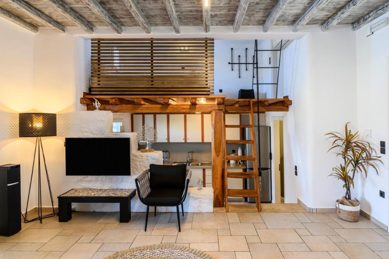 Aurora Mykonos Villas Kalafatis Bagian luar foto