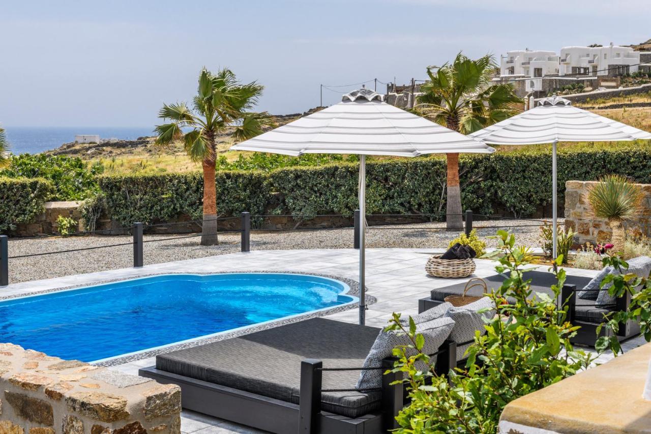 Aurora Mykonos Villas Kalafatis Bagian luar foto