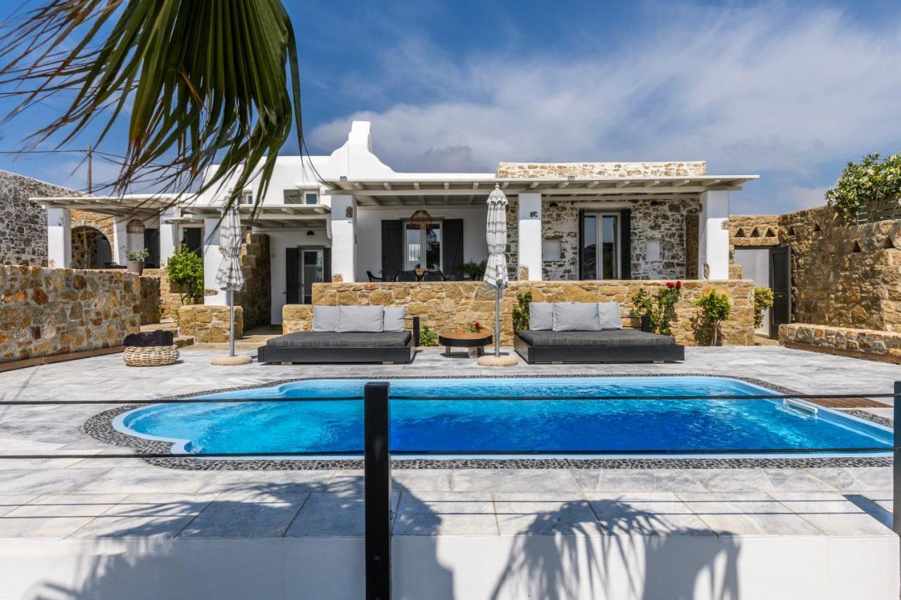 Aurora Mykonos Villas Kalafatis Bagian luar foto