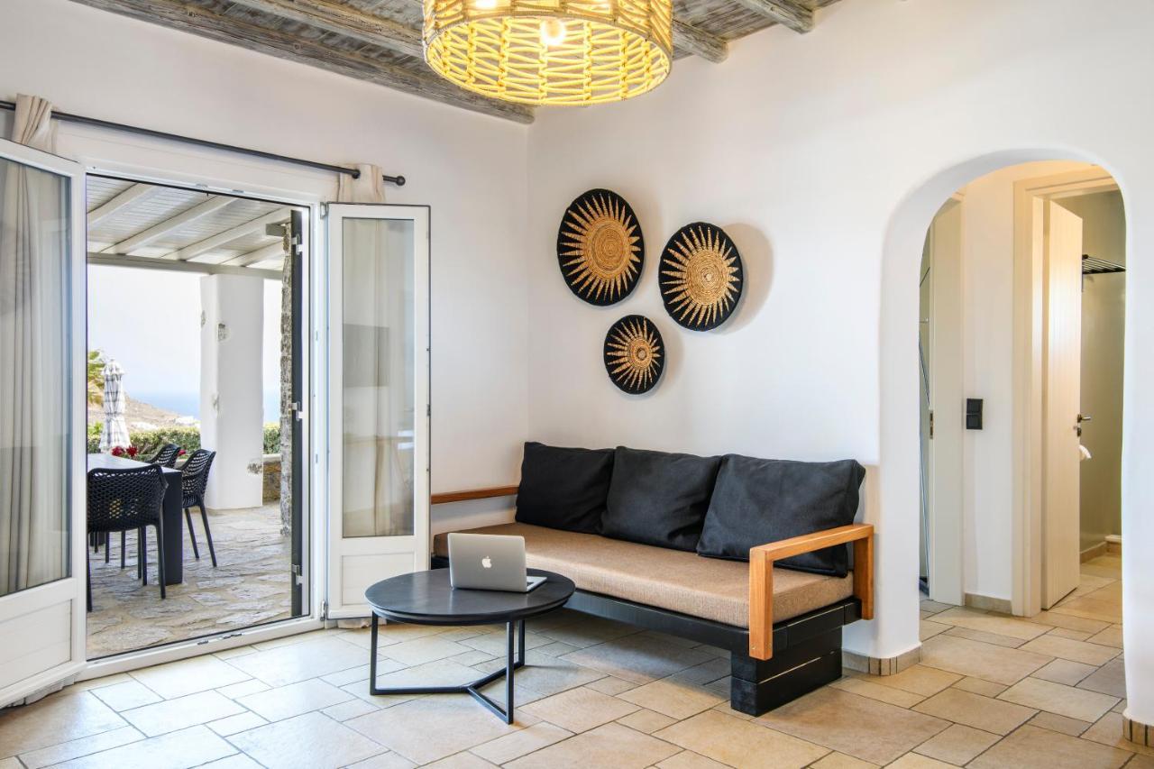 Aurora Mykonos Villas Kalafatis Bagian luar foto