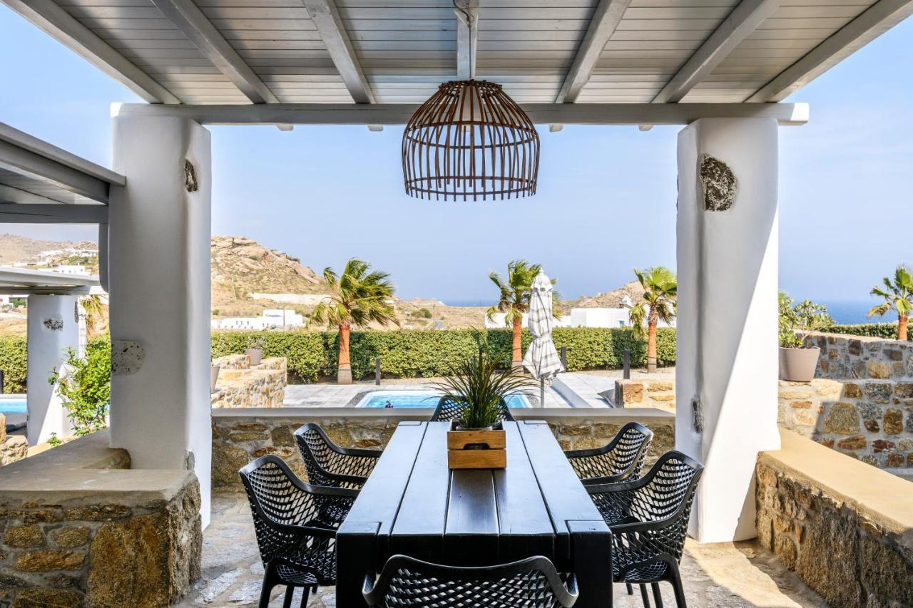 Aurora Mykonos Villas Kalafatis Bagian luar foto