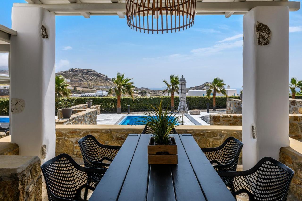 Aurora Mykonos Villas Kalafatis Bagian luar foto