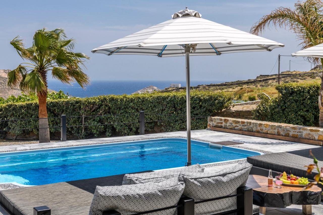 Aurora Mykonos Villas Kalafatis Bagian luar foto