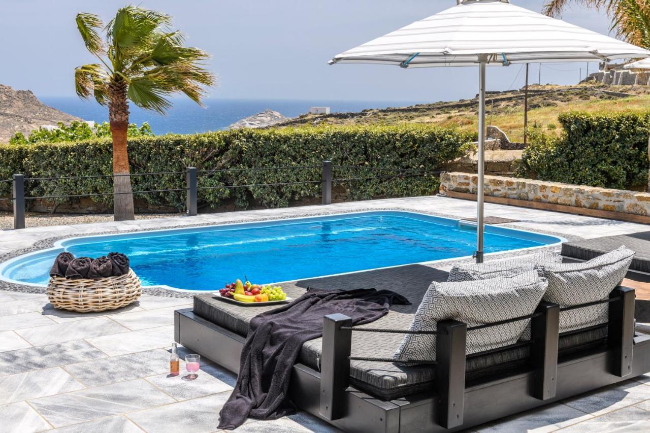 Aurora Mykonos Villas Kalafatis Bagian luar foto