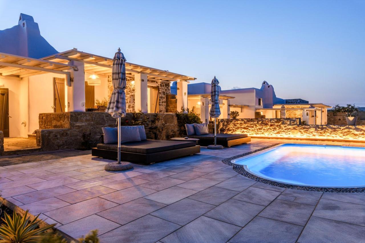 Aurora Mykonos Villas Kalafatis Bagian luar foto