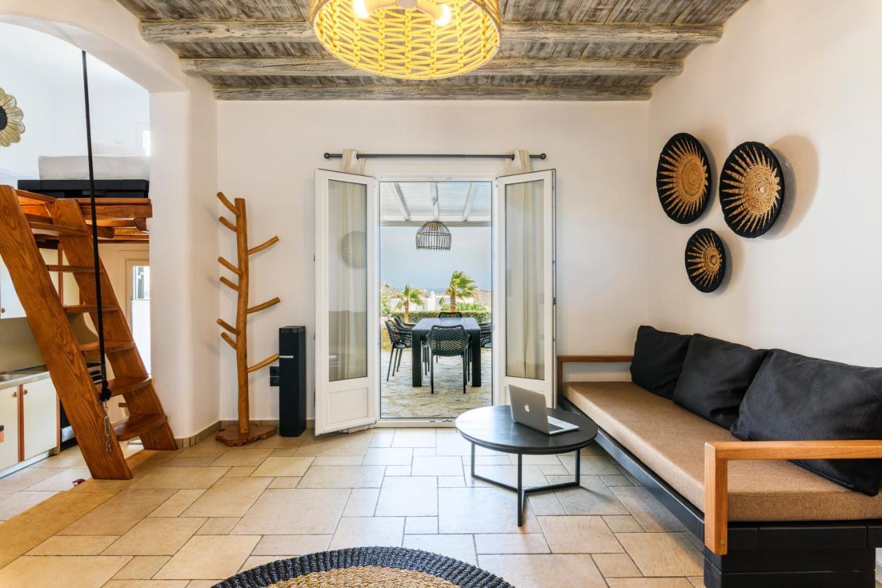 Aurora Mykonos Villas Kalafatis Bagian luar foto