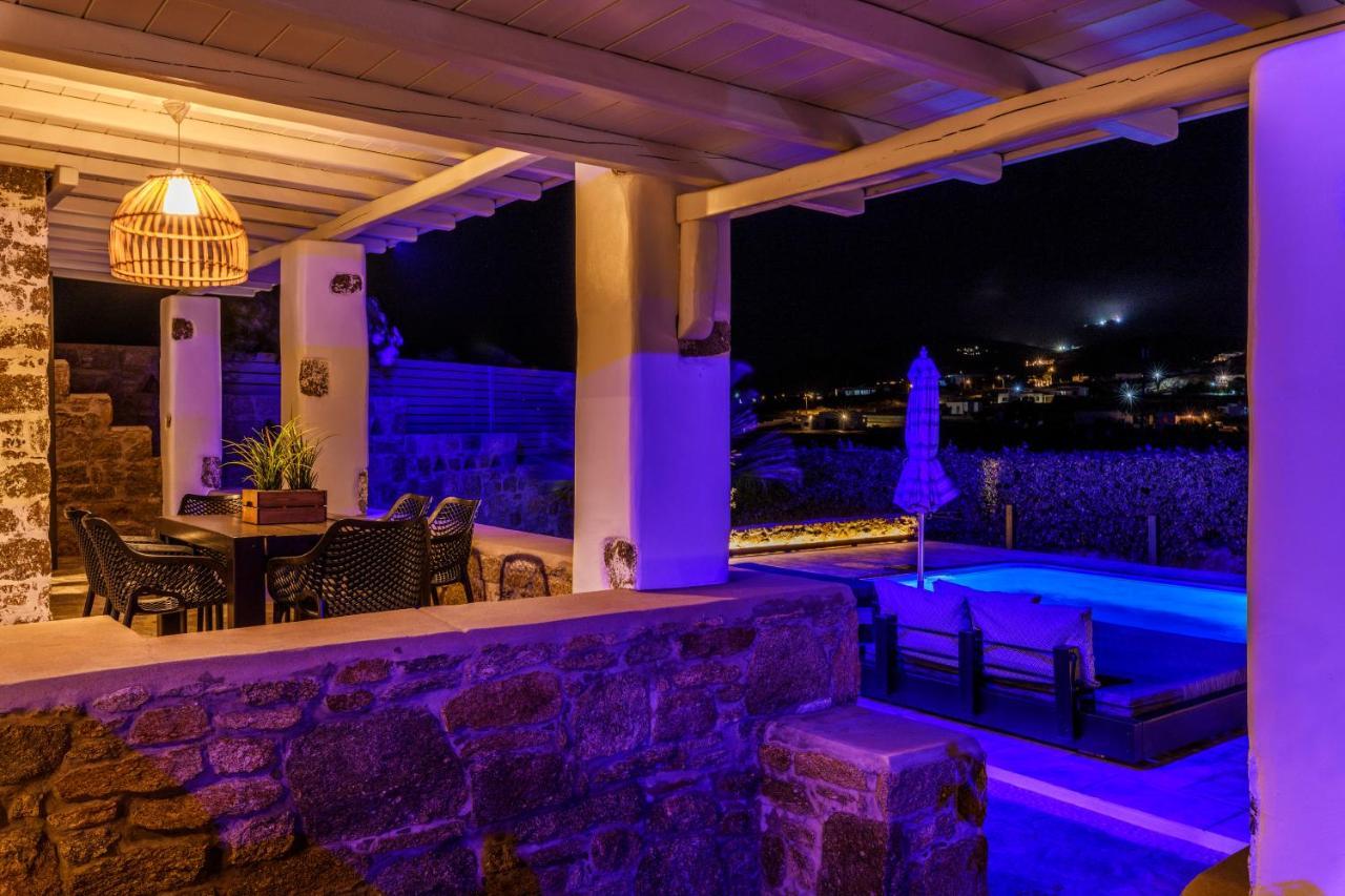 Aurora Mykonos Villas Kalafatis Bagian luar foto